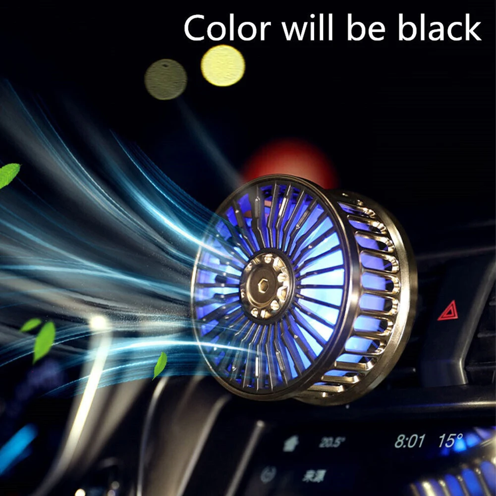 

Черный Автомобильный Вентилятор охлаждения из АБС-пластика, вращение на 360 градусов, регулировка направления ветра, 3 скорости, регулируемы...