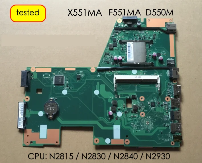 

Протестированная материнская плата для ноутбука Asus F551MA X551MA R512MA