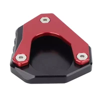 side stand extension plate high strength secure parking anti slip kickstand enlarger large friction for motorcycle