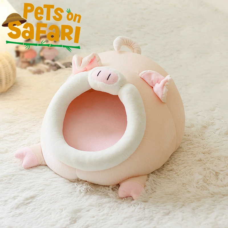 Хомяк гнездо Милая морская свинка кролик клетка мягкая плюшевая зимняя теплая