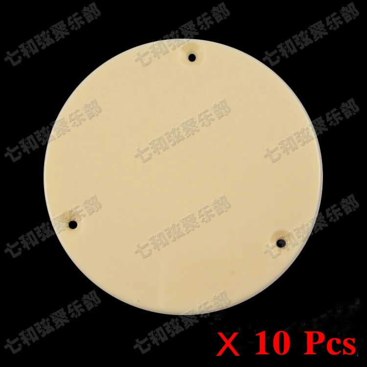 

10 Pcs Cream Electric Guitar Switch Cover Back plate (YXBB- CR)