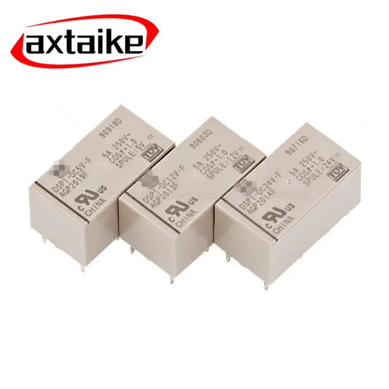 DSP1-DC5V-F DSP1-DC12V-F agp2019 F AGP2013F AGP2014F 6Pin 5A 250V DSP1 Power Relay