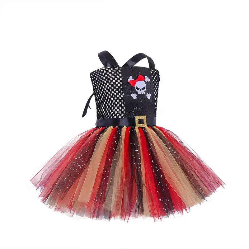 Детские пиратские костюмы для девочек детские модные платья wonderasia Infantil одежда