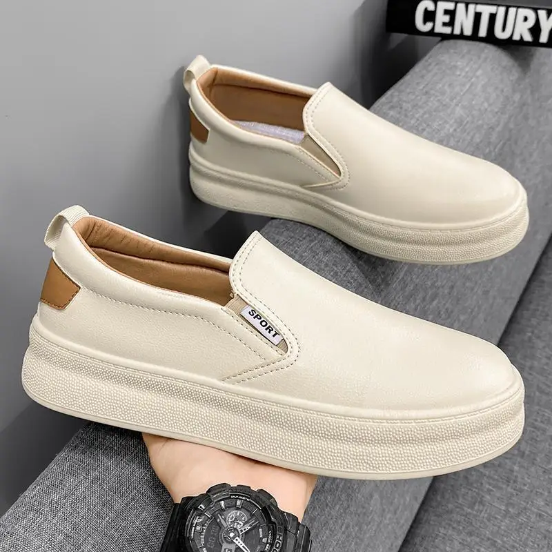 

Men's Shoes Summer 2023 New Breathable Casual Skateboard Shoes Trendy Sports Height Increasing Student Autumn Niche Trendy Shoes