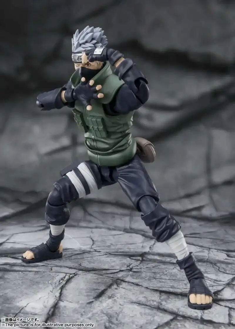 Фото Внутренняя версия Kakashi 2.0 Наруто Хатаке Какаши Фигурка SHFiguart Shippūden Hero of Sharingan Коллекционная модель Украшение №3