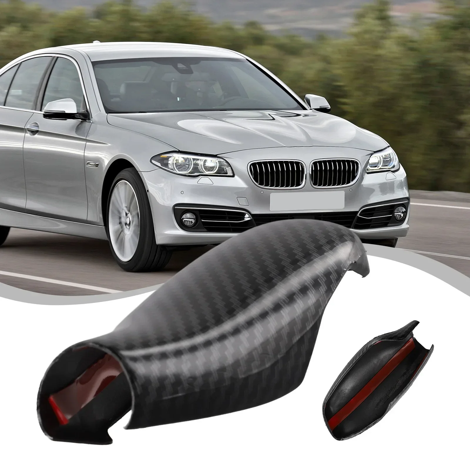 0011 наклейка с рисунком волокна для BMW 5 6 7 серии G30 G31G11 G12 левые автомобильные
