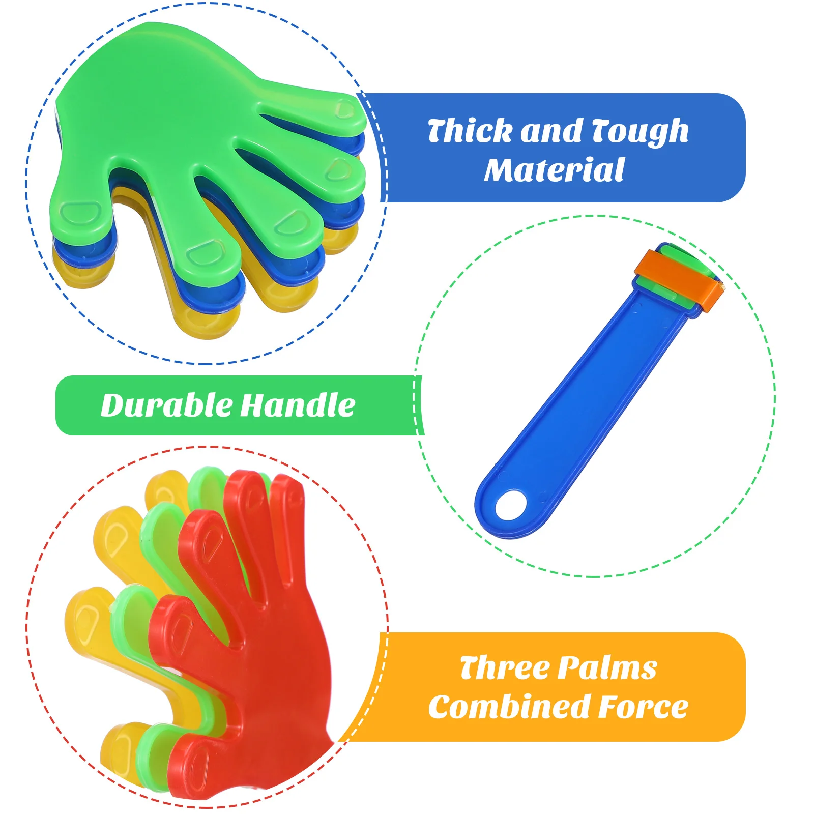 20 шт. аксессуары для вечеринок реквизит изготовления Plam хлопающее устройство