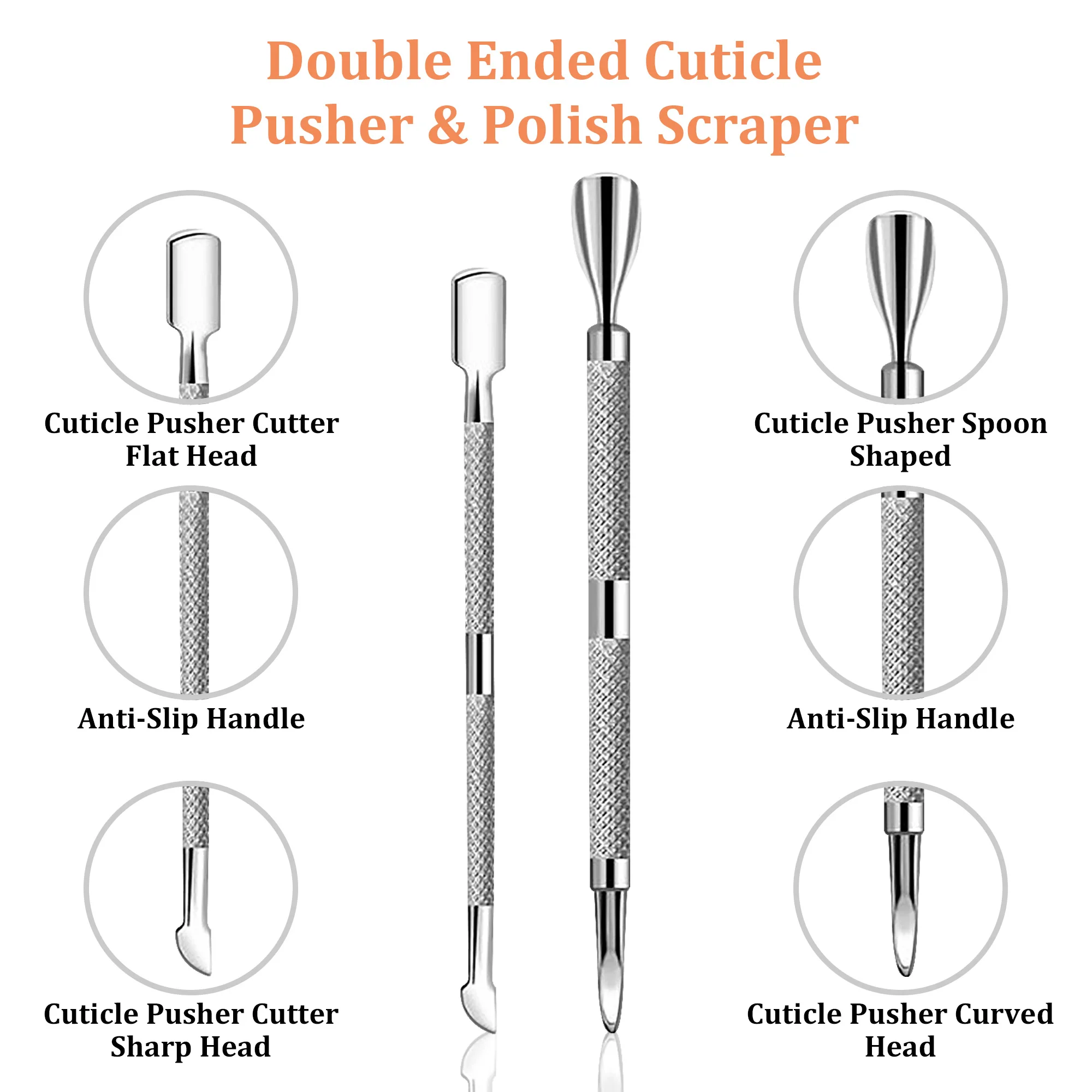 3 шт./компл. инструменты для ногтей отшелушивающая кутикула из трех частей