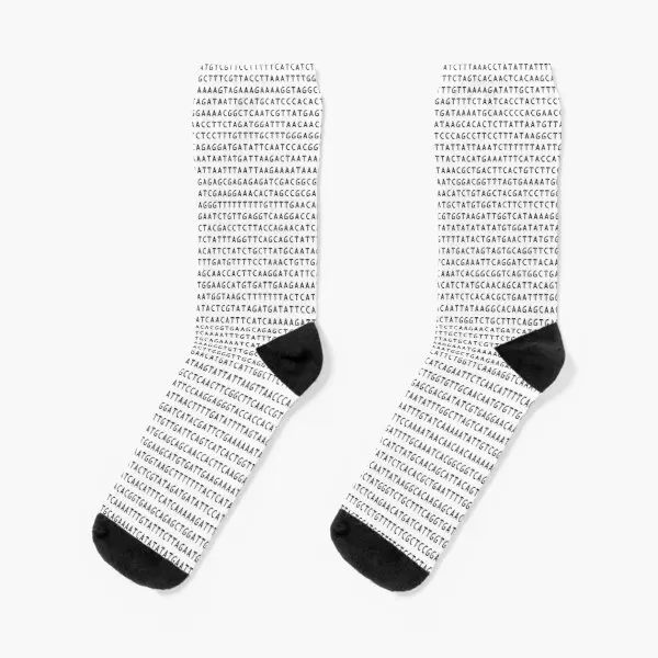 Dna Sequence The Genetic Code On Us Crew Socks Cotton Autumn Unisex Short Comfortable Cute Breathable Funny Winter Black Women