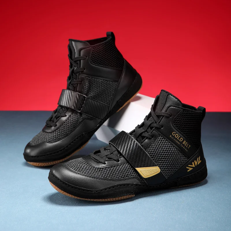 Ботинки мужские и женские износостойкие дышащие боксерские туфли удобная обувь