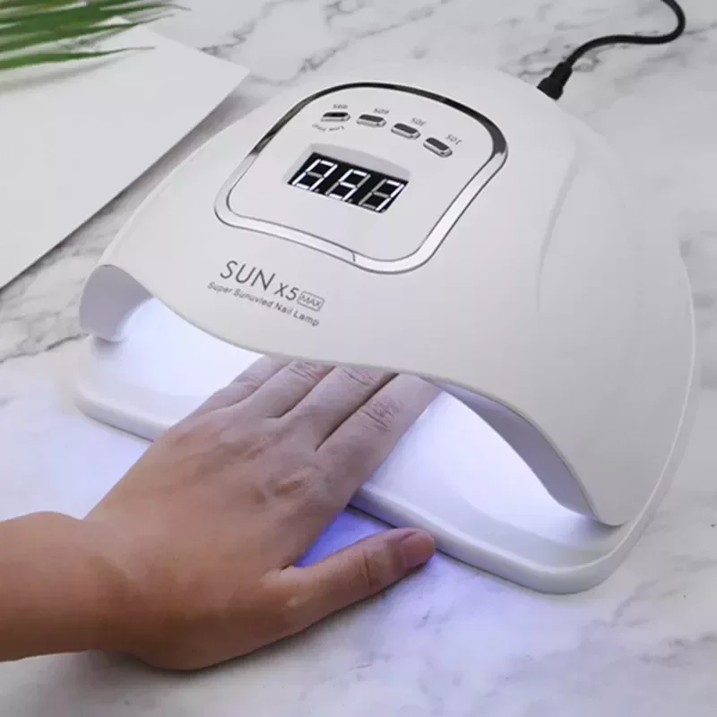

NEW2023 SUN X7/X5 Max UV LED Lamp For Manicure Nail Dryer Machine Fast Gel Nail Polish Auto Sensing Nail Tools LCD Display