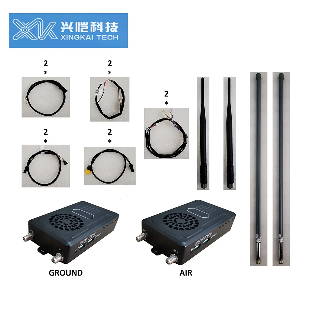 Радиоприемопередатчик для дрона UGV USV телеметрия радиочастотного видео дальнего