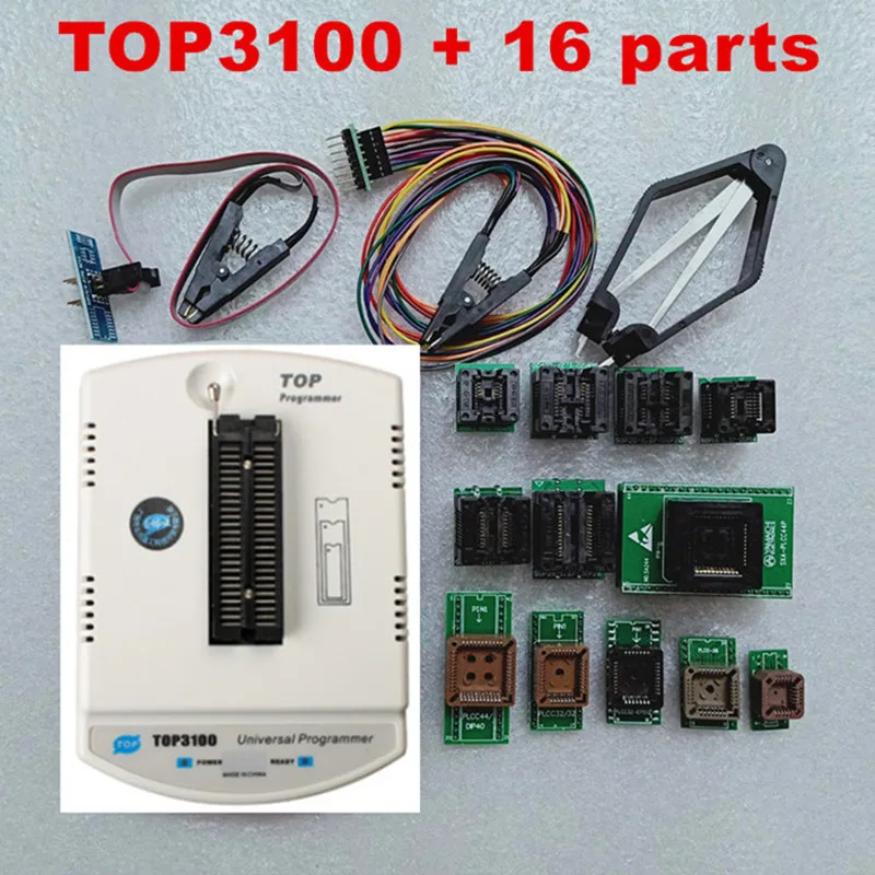 

TOP3100 Universal Programmer + 16 Adapters TOP 3100 Update Of Top3000