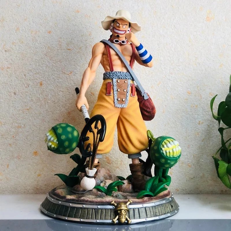 

38CM One Piece GK God Usopp Action Toy Figures Anime Model King Of Snipers Uso-hachi Collectible Figurines Figma For Children
