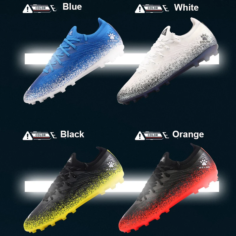 KELME Football Boots Men Outdoor Sneakers Mg Grass Football Training Shoes Professional Competition Special Shoes ZX80121057