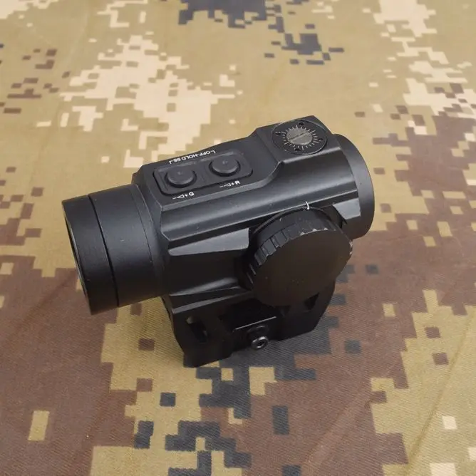

Tactical Scope Red Dot Sight Hunting Rifle Scope Waterproof Black with Quick Detach High Mount