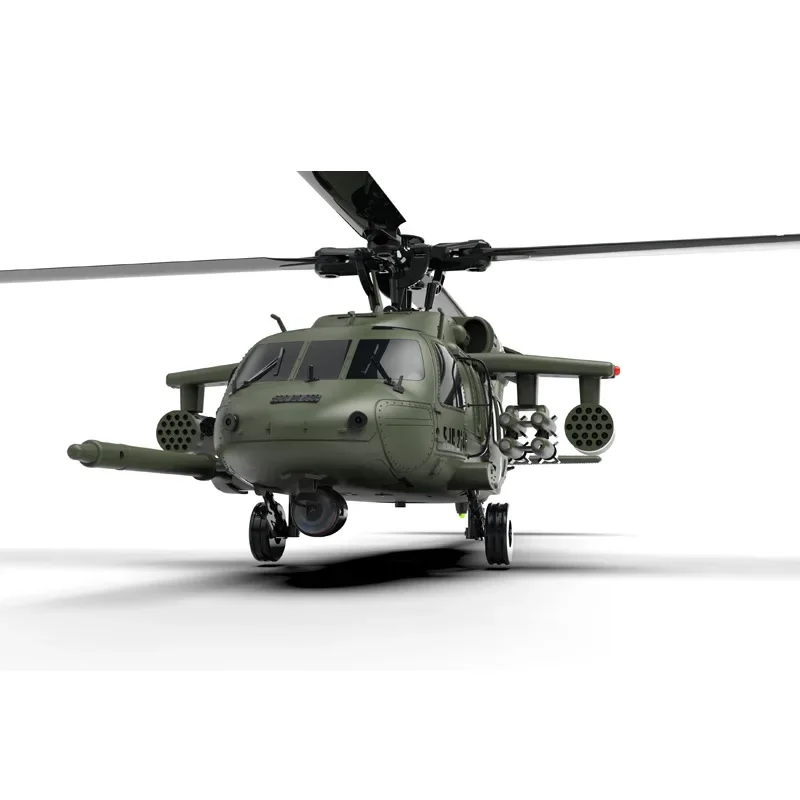 Радиоуправляемый вертолет Black Hawk Yxznrc F09 Uh60 6 каналов 6-осевой гироскоп 3d6g двойной