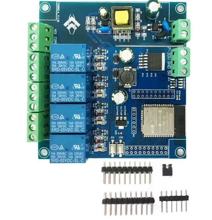 AC 220 В/Φ ESP32 WIFI Bluetooth BLE четырехканальный модуль R elay I/O порт DC5-30V плата разработки