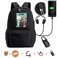 anime school bag backpack for kids backpack for school teenagers girls spy x family anya forger anime school bags for girls boys