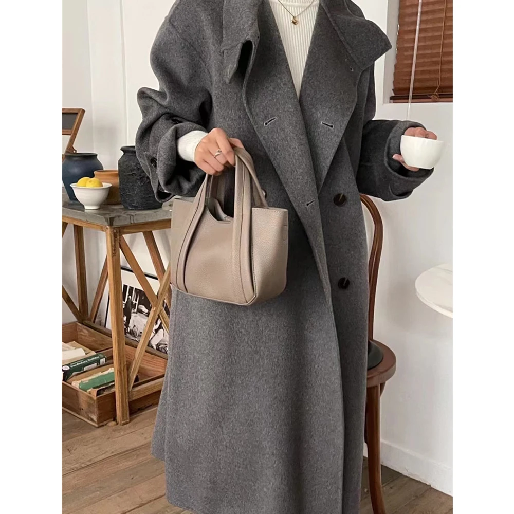 

Casual Tote Bucket Bag Handbags Commute Composited Bags for Women 2023 Lichee Pattern Shoulder Crossbody Bag Mini Purses Clutch