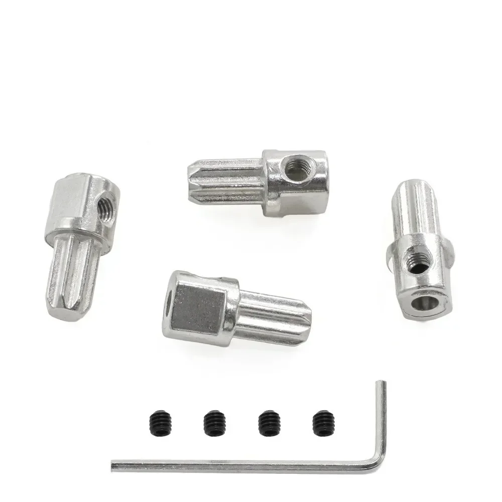 4 шт. металлическая центральная втулка привода 6888 для Trxs Slash 4X4 VXL Rustler Stampede Hoss Remo Hobby