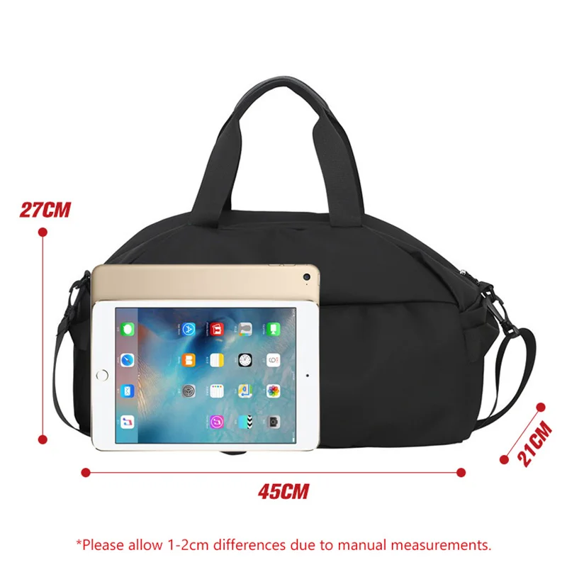 Portable Travel Messenger Handbag Duffle Men's Fitness Dry Wet Waterproof Storage Bag Oxford Big Capacity Female Shoulder XA995M