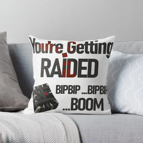 

Rust Getting Raided Timed Explosive Printing Throw Pillow Cover Cushion Fashion Car Decor Square Home Soft Pillows not include