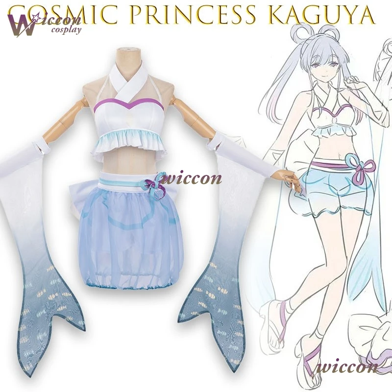Фото Костюм для танцев и плавания Ksha/ Cosmic Princess Kaguya Kakei Yukata, аниме-костюм Komezawa Noyori с длинными рукавами для Хэллоуина №2