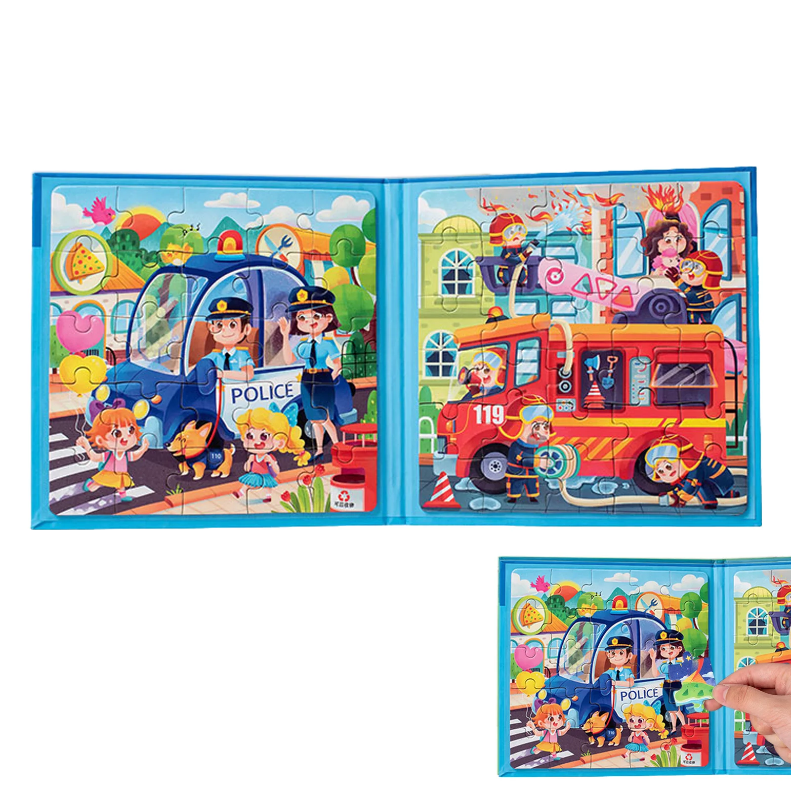 

Portable Magnetic Jigsaw Puzzles On-The-Go Magnetic Puzzles Preschool Educational Learning Toys For Kids Toddlers Perfect For
