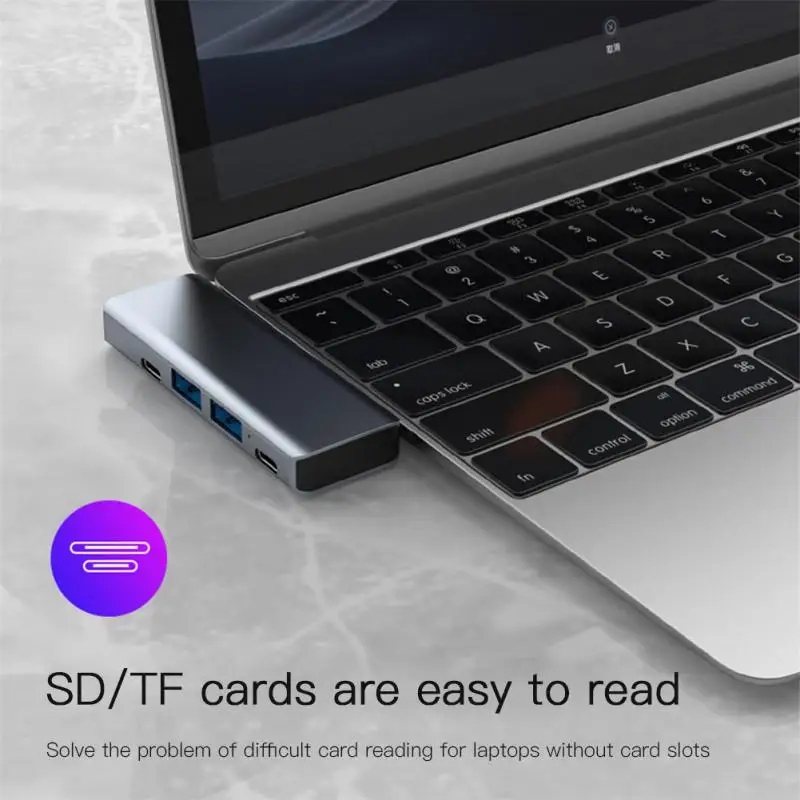 

100w Pd Fast Charging Aluminum Usb C Hub Universal High Speed Type C Hub Hot 4 Port Usb-c Hub For Pc Computer Laptop Usb Hub Hub