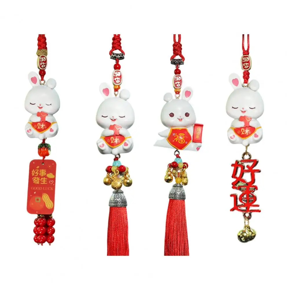 

Очаровательная подвеска в виде кролика, изящная, не выцветающая, 2023 знаков зодиака, подвески для автомобиля, подарок, украшение для дома