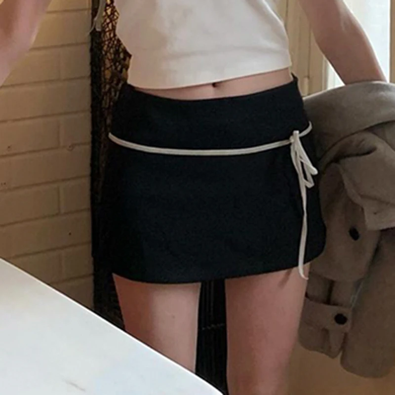 Женская повседневная короткая юбка Yubka HEYounGIRL с заниженной талией на эластичной