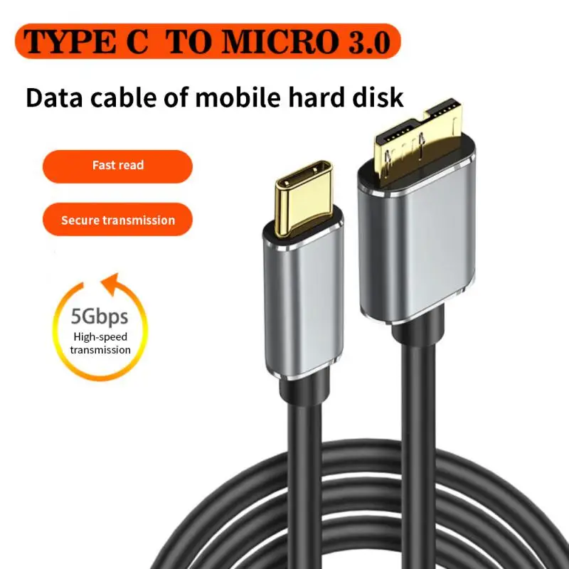 

Data Cable Usb 3.0 Type C 5gbps Type C Hard Disk Type C Charger Hard Disk Data Cable For Pc Accessories Data Connector Adapter