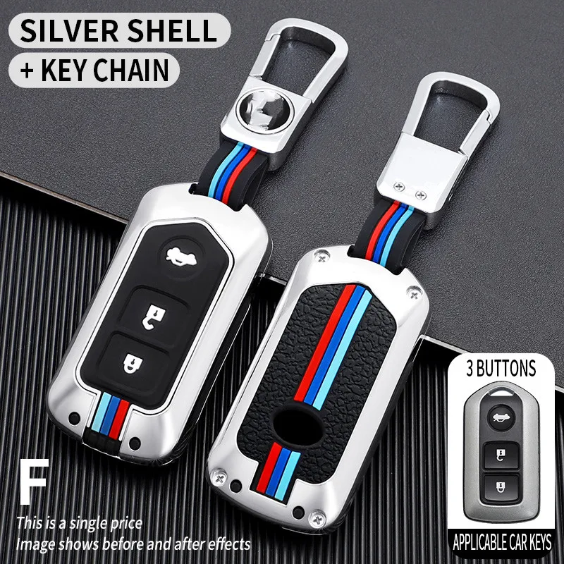 

Car Key Case Cover Fob For Toyota Corolla Verso 2004 2006 2007 Prius Gen 20 2005 2008 Remote Protect Shell Keychain Accessories