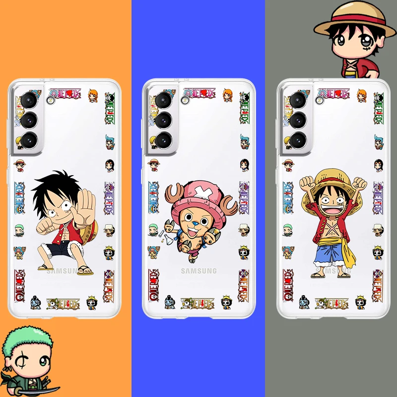 

Anime One Piece Cute Chopper For Samsung Galaxy S22 S21 S20 Ultra Plus Pro S10 S9 S8 S7 4G 5G Soft Transparent Phone Case Funda