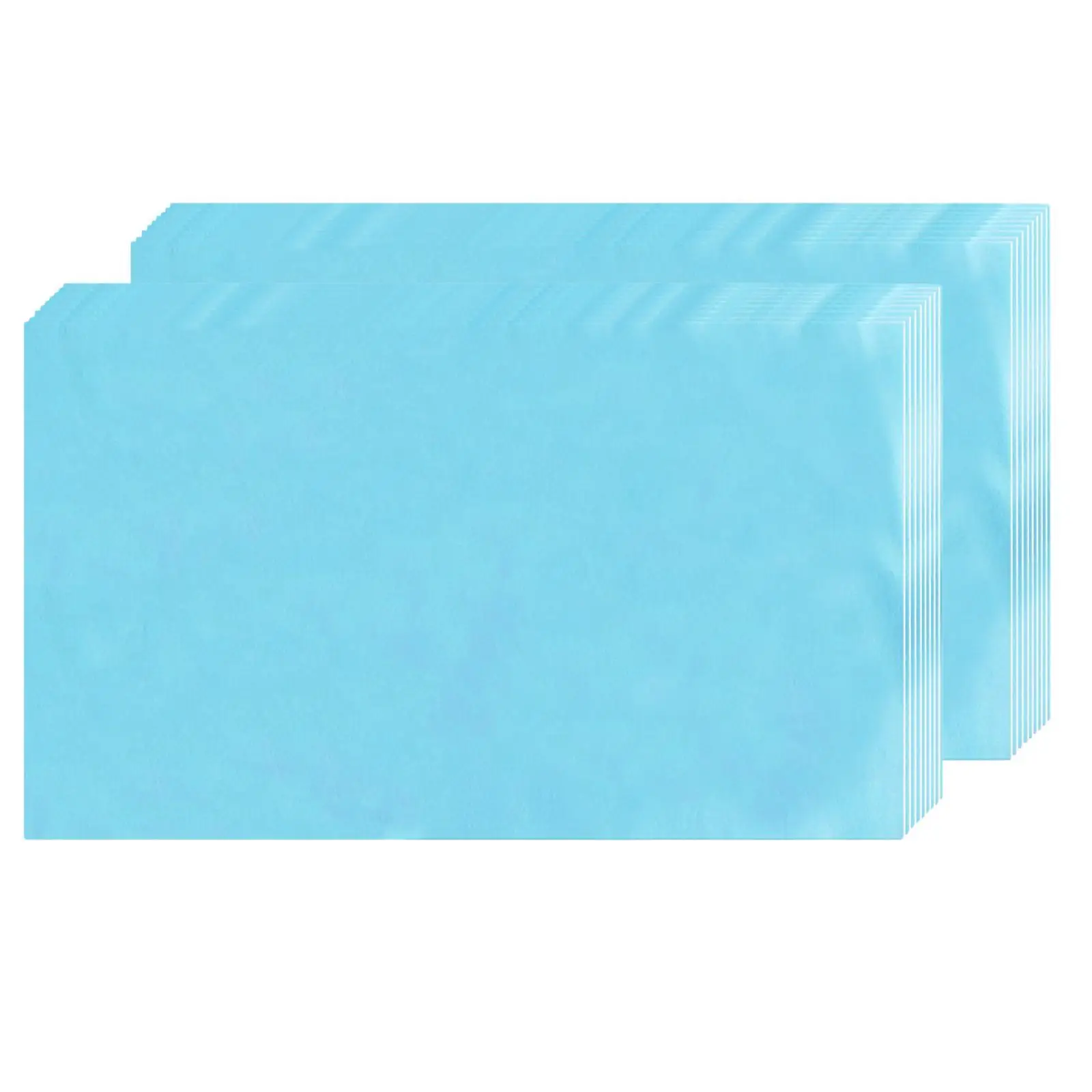 

100x 15.7"x27.6" Disposable Bed Sheets Non-woven for Massage SPA Table Blue