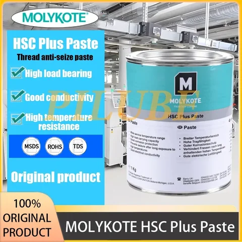 MOLYKOTE HSC Plus паста устойчивая к высоким температурам смазка резьба анти-захват агент проводящая паста 1 кг оригинальный продукт