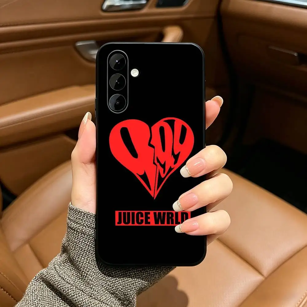 Фото Мягкий силиконовый чехол для телефона Dark Hip Hop 999 J-Juice -W-Wrld для Samsung Galaxy A73/A71/A72/A70/A53/A52/A51 - черный №3