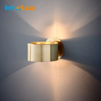 modern round ring e27 led wall lamp luxury gold living room background decor light bedroom bedside sconce lighting fixtures