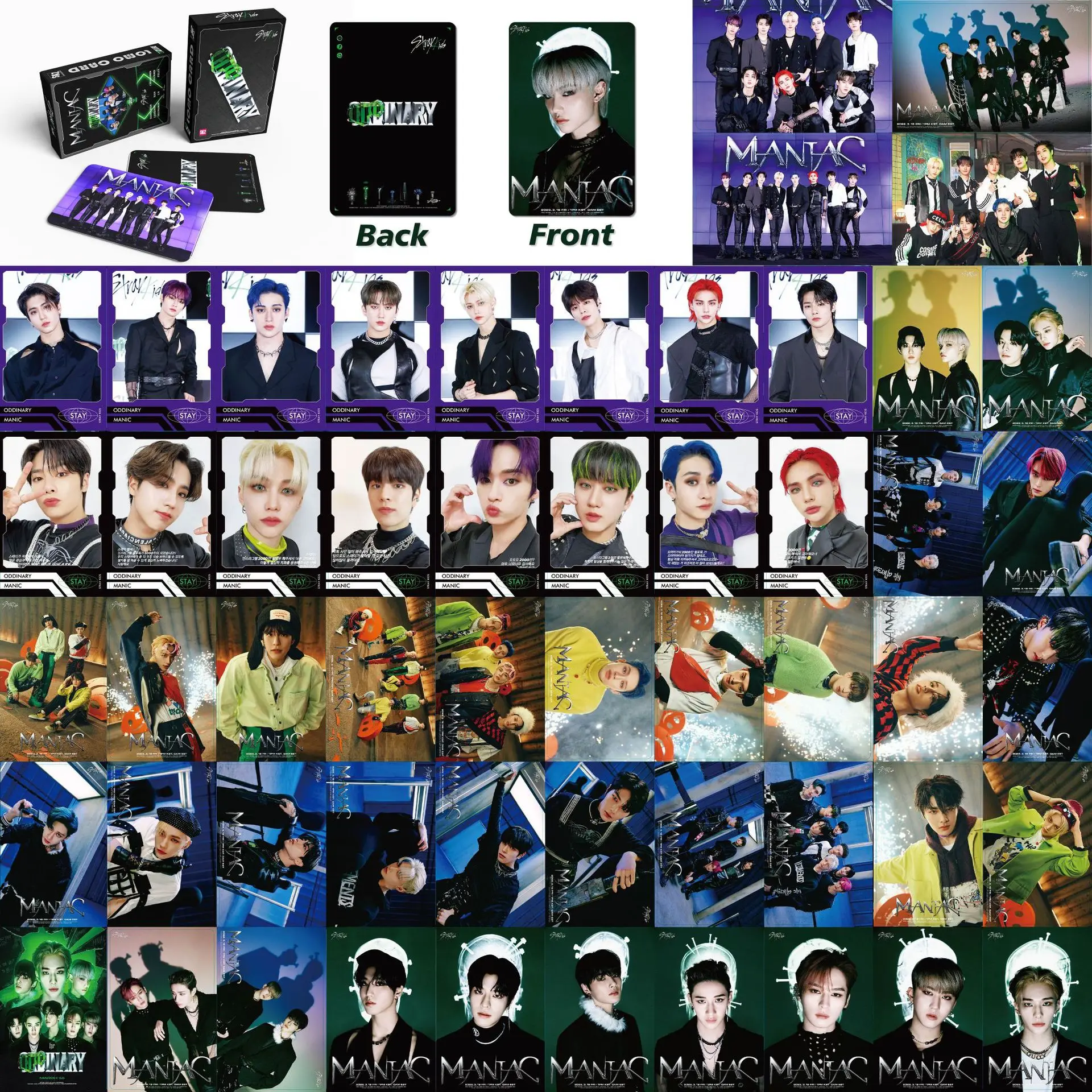 55 шт./компл. Kpop Stray Kids Lomo Cards ODDINARY новый альбом для мальчиков фотооткрытки Straykids