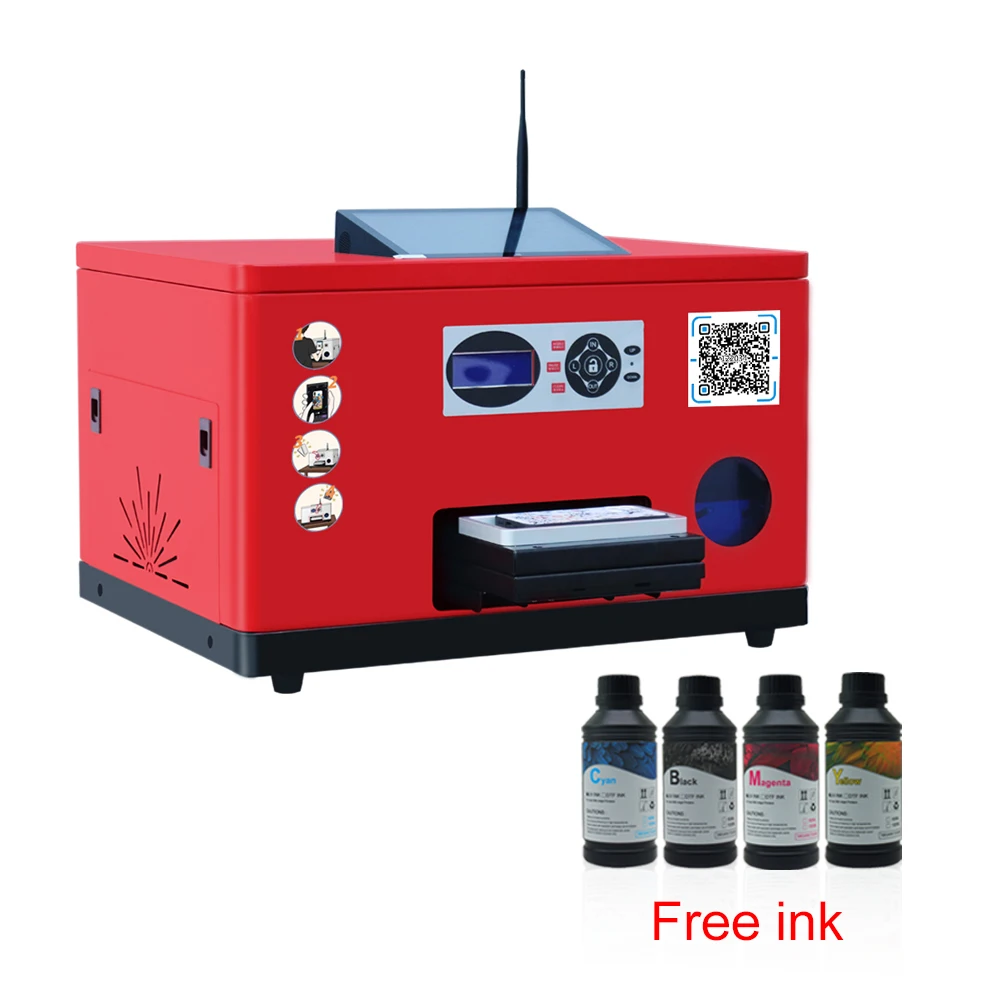 UV Printer For Phone Case Wireless UV Printing Machine UV Mobile App Phone Case Printer Customize Phone Case UV Printer 2022