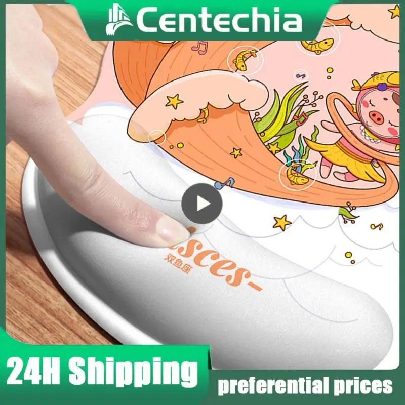 

Hand Pillow Mouse Pad Anti Slip Soft Adhesive Comfortable Height Cartoon Constellation Q-bomb Skincare Friendly Fabric Wristband