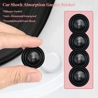 4 шт. ПВХ амортизирующие противошумные наклейки на дверь для Lincoln MKC MKT MKZ MKX MKS Voyager Aviator Corsair Continental