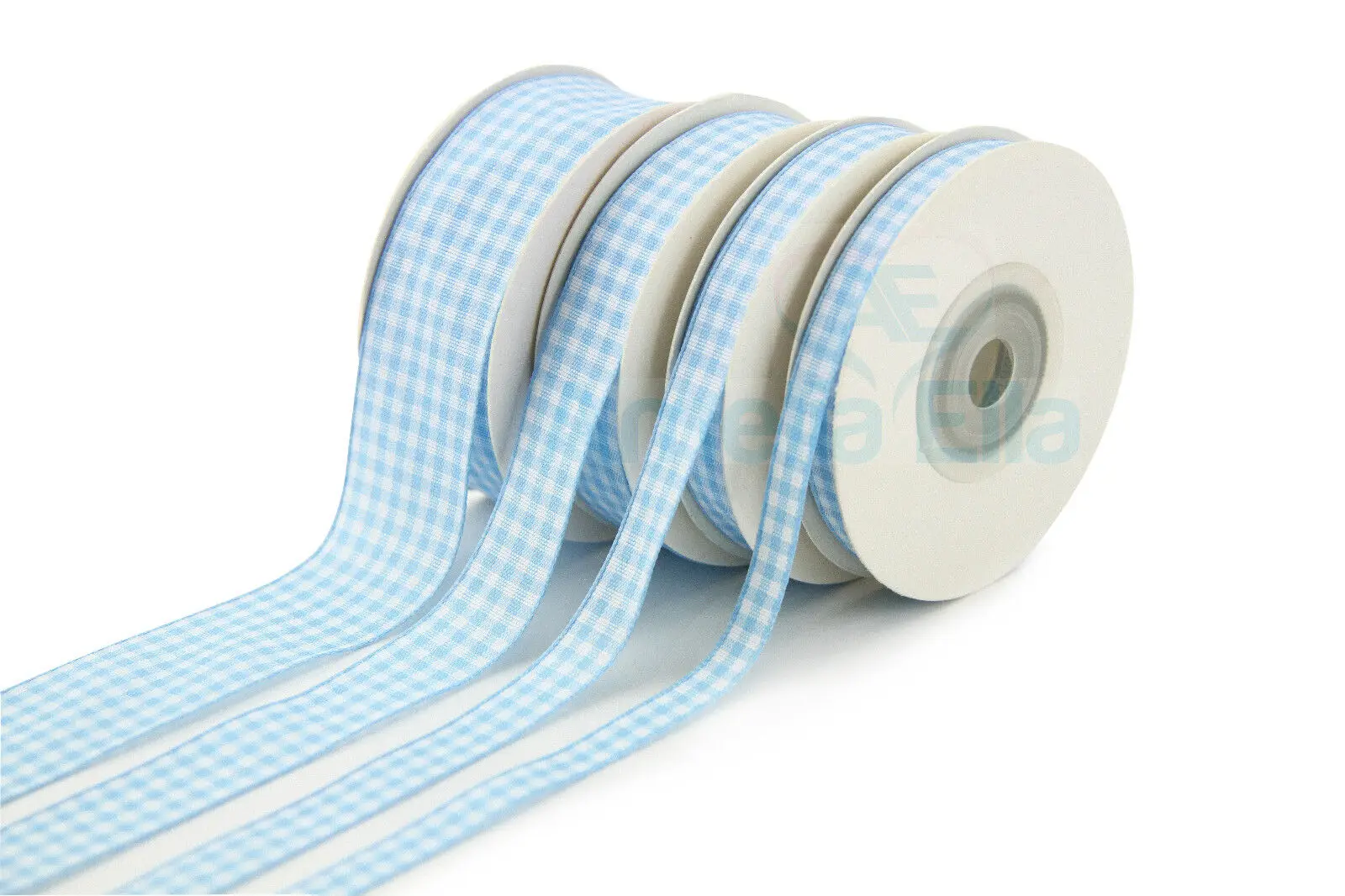 Лента в клетку для упаковки подарков 16 25 38 мм