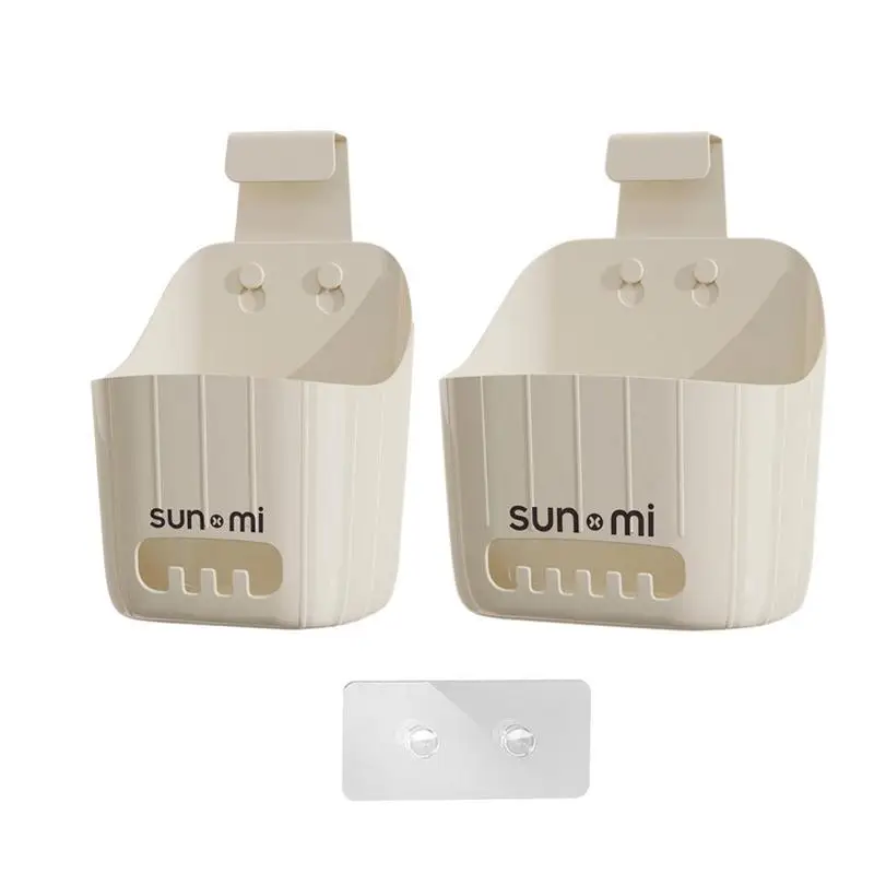 

Wall Mount Storage Bag Multifunctional High Capacity Household Kitchen Bathroom Floating shampoo Storage bag accessories