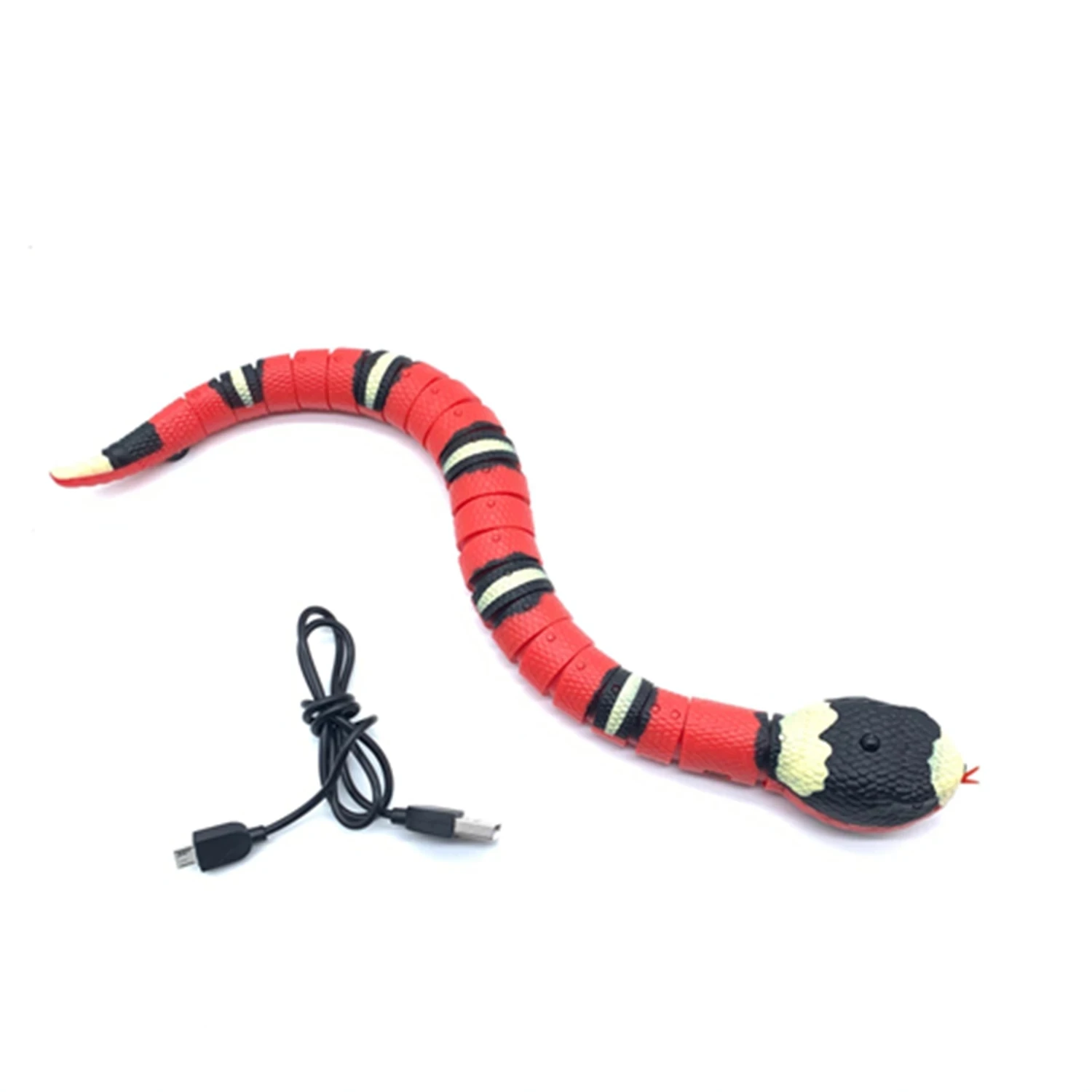 

Creative Smart Sensing Cat Toys Electric Snake Interactive Toys USB Charging Teasering Toys for Cats Dogs Pet Cat Accessories