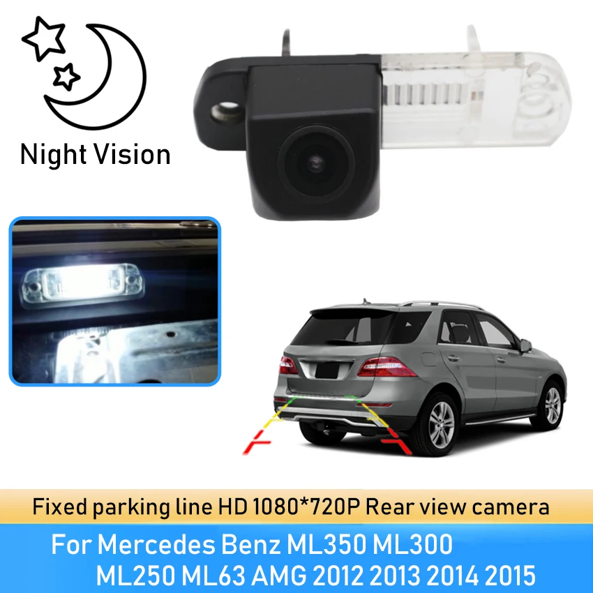 

Wireless reverse rear view Camera Night Vision High quality RCA For Mercedes Benz ML350 ML300 ML250 ML63 AMG 2012 2013 2014 2015