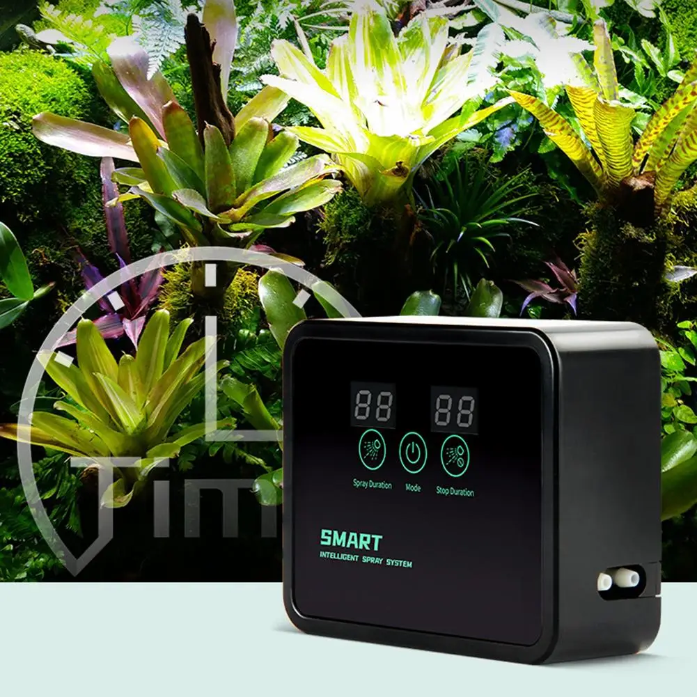 

Reptile Atomizer Spray System Control Kit Intelligent Timing Plant Humidifier Automatic Fog Rainforest