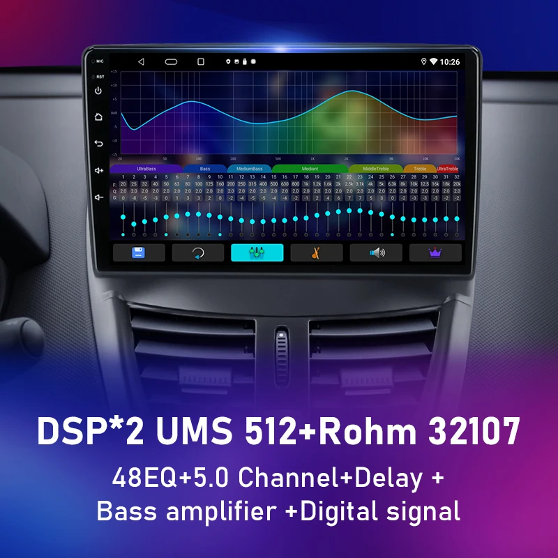 for peugeot 207 cc 2006 2015 android 2 din car radio multimedia video player gps 4g dvd stereo carplay speaker audio accessories free global shipping