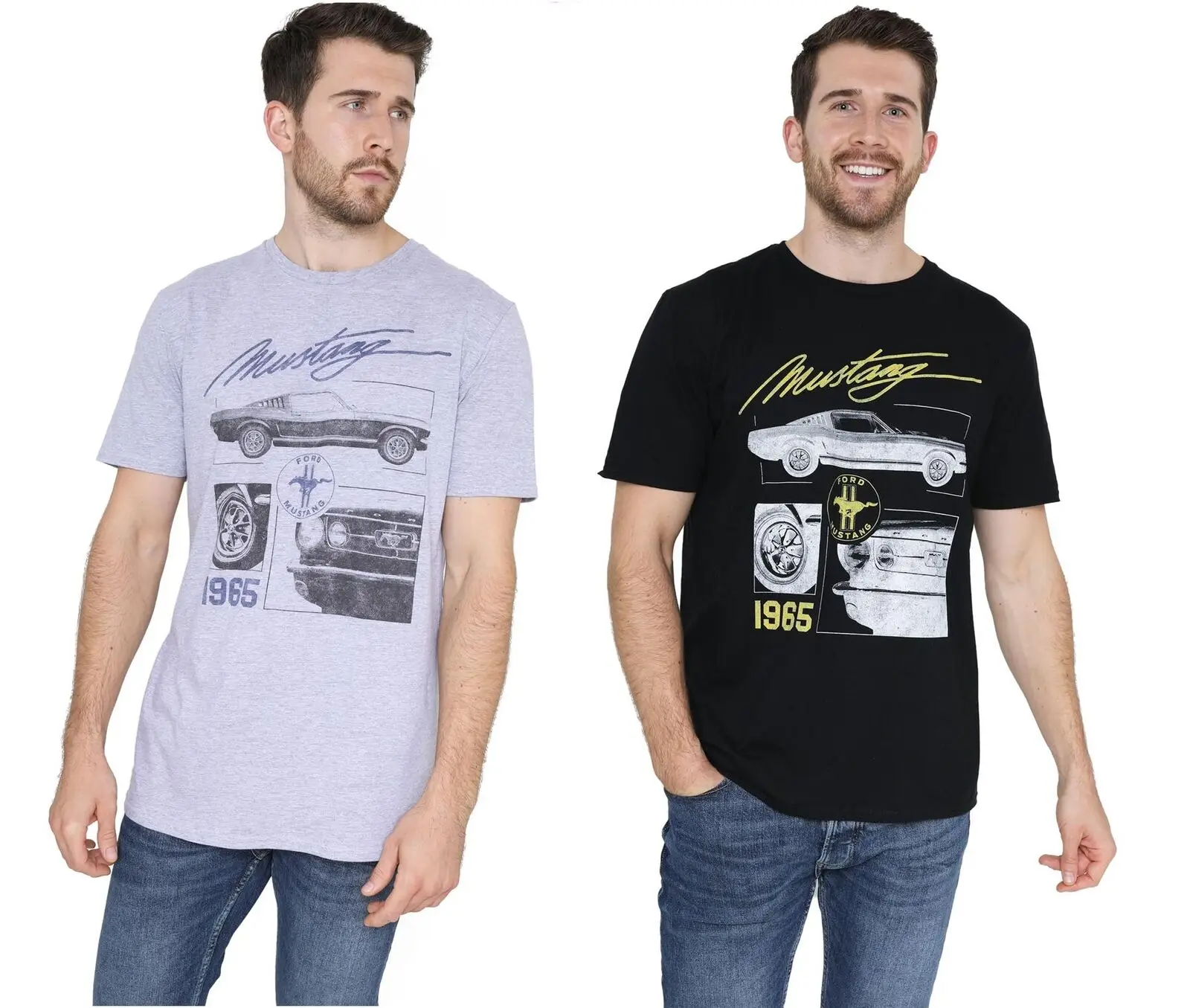 Мужская футболка с логотипом Mustang 1965